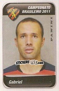 Sticker Gabriel - Campeonato Brasileiro 2011 - Panini