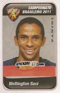 Cromo Welligton Saci - Campeonato Brasileiro 2011 n. 604 - Panini