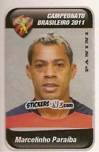 Cromo Marcelinho Paraiba - Campeonato Brasileiro 2011 n. 607 - Panini
