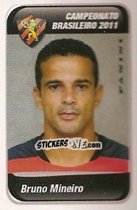 Sticker Bruno Mineiro - Campeonato Brasileiro 2011 - Panini