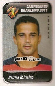 Sticker Bruno Mineiro - Campeonato Brasileiro 2011 n. 612 - Panini