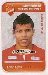 Sticker Eder Lima - Campeonato Brasileiro 2011 n. 616 - Panini