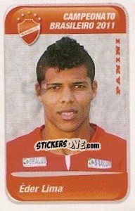 Cromo Eder Lima - Campeonato Brasileiro 2011 - Panini