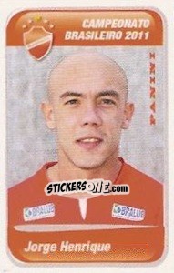 Sticker Jorge Henrique - Campeonato Brasileiro 2011 n. 619 - Panini