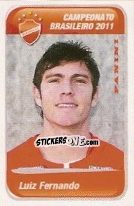 Sticker Luis Fernando - Campeonato Brasileiro 2011 n. 623 - Panini