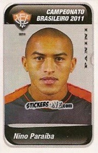 Cromo Nuno Paraiba - Campeonato Brasileiro 2011 - Panini