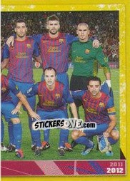 Sticker Plantilla (2 of 2) - FC Barcelona 2011-2012 - Panini