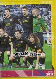 Sticker Plantilla (2 of 2) - FC Barcelona 2011-2012 - Panini