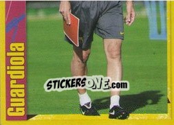 Sticker Guardiola in training (2 of 2) - FC Barcelona 2011-2012 n. 16 - Panini