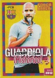 Sticker Guardiola (Flash) - FC Barcelona 2011-2012 - Panini
