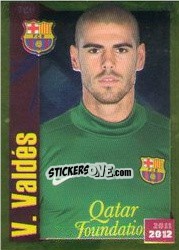 Figurina V. Valdes (Portrait) - FC Barcelona 2011-2012 n. 20 - Panini