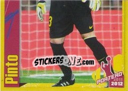 Cromo Pinto in action (2 of 2) - FC Barcelona 2011-2012 - Panini