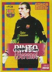 Figurina Pinto (Flash) - FC Barcelona 2011-2012 n. 30 - Panini
