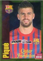 Sticker Pique (Portrait) - FC Barcelona 2011-2012 n. 38 - Panini