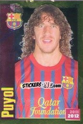 Sticker Puyol (Portrait) - FC Barcelona 2011-2012 n. 44 - Panini