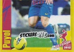 Cromo Puyol in action (2 of 2) - FC Barcelona 2011-2012 - Panini