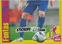 Sticker Fontas in action (2 of 2) - FC Barcelona 2011-2012 n. 52 - Panini