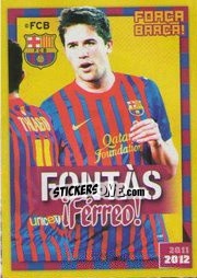 Cromo Fontas (Flash) - FC Barcelona 2011-2012 - Panini