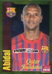Sticker Abidal (Portrait) - FC Barcelona 2011-2012 - Panini
