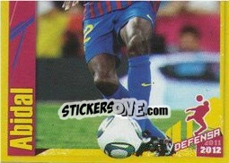 Sticker Abidal in action (2 of 2) - FC Barcelona 2011-2012 - Panini