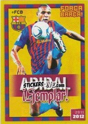 Figurina Abidal (Flash) - FC Barcelona 2011-2012 - Panini