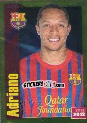 Sticker Adriano Correia (Portrait) - FC Barcelona 2011-2012 - Panini