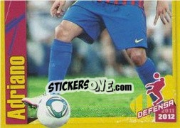 Sticker Adriano Correia in action (2 of 2) - FC Barcelona 2011-2012 n. 64 - Panini
