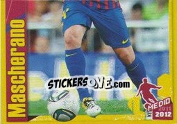 Cromo Mascherano in action (2 of 2) - FC Barcelona 2011-2012 - Panini