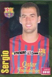 Sticker Sergio Busquets (Portrait) - FC Barcelona 2011-2012 n. 74 - Panini