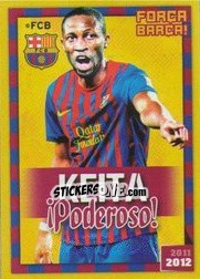 Figurina Keita (Flash) - FC Barcelona 2011-2012 - Panini