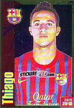 Cromo Thiago (Portrait) - FC Barcelona 2011-2012 - Panini