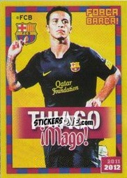 Cromo Thiago (Flash) - FC Barcelona 2011-2012 - Panini