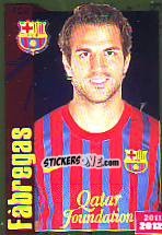 Sticker Fabregas (Portrait) - FC Barcelona 2011-2012 - Panini