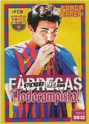 Sticker Fabregas (Flash) - FC Barcelona 2011-2012 n. 96 - Panini