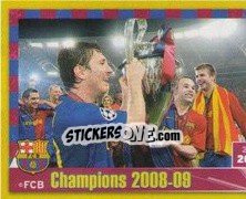 Sticker Champions 2008-09 - FC Barcelona 2011-2012 n. 100 - Panini
