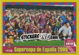 Sticker Supercopa de Espana 2009 - FC Barcelona 2011-2012 n. 101 - Panini