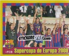 Sticker Supercopa de Europa 2009