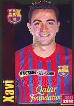 Sticker Xavi (Portrait) - FC Barcelona 2011-2012 - Panini