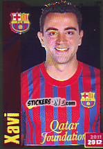 Figurina Xavi (Portrait) - FC Barcelona 2011-2012 - Panini