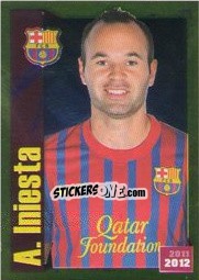 Sticker A. Iniesta (Portrait)