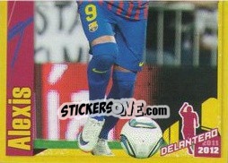 Sticker Alexis Sánchez in action (2 of 2) - FC Barcelona 2011-2012 - Panini