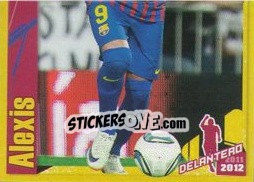 Sticker Alexis Sánchez in action (2 of 2) - FC Barcelona 2011-2012 n. 131 - Panini