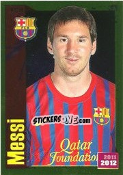 Sticker Messi (Portrait) - FC Barcelona 2011-2012 n. 135 - Panini
