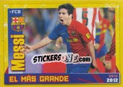 Sticker Messi - FC Barcelona 2011-2012 - Panini