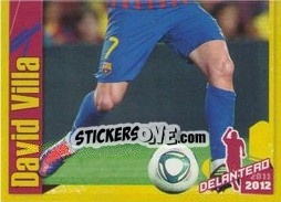 Sticker David Villa in action (2 of 2) - FC Barcelona 2011-2012 n. 149 - Panini