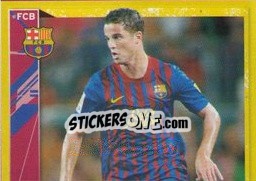 Sticker Afellay in action (1 of 2) - FC Barcelona 2011-2012 n. 160 - Panini