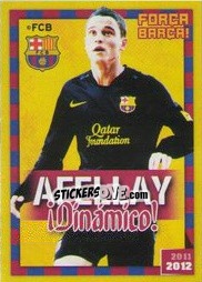 Sticker Afellay (Flash) - FC Barcelona 2011-2012 n. 163 - Panini