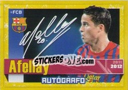 Sticker Afellay (Autografo) - FC Barcelona 2011-2012 - Panini