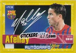Sticker Afellay (Autografo) - FC Barcelona 2011-2012 n. 164 - Panini