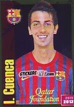 Sticker I. Cuenca (Portrait) - FC Barcelona 2011-2012 - Panini